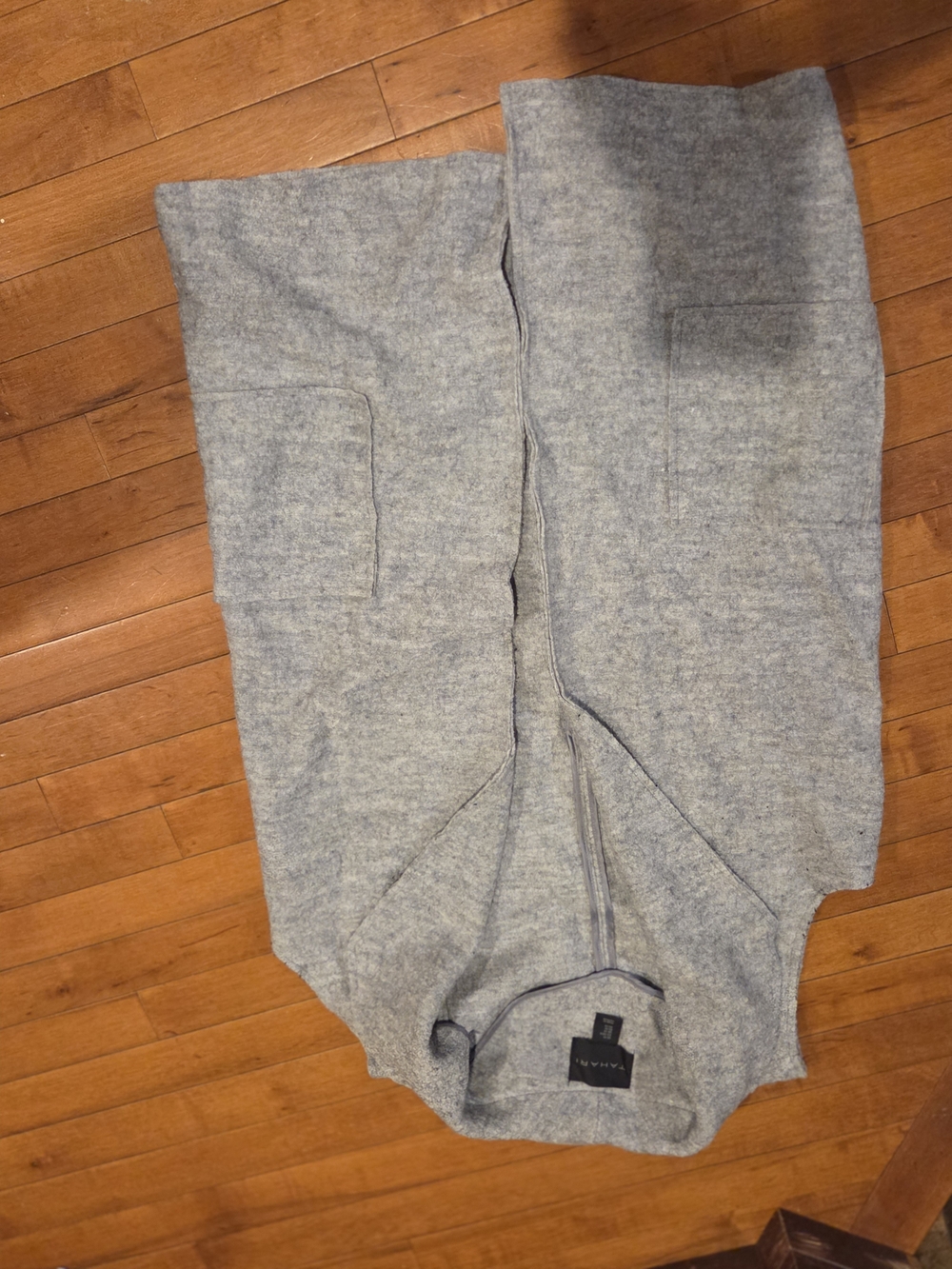 TAHARI womens size medium grey light weight long stylish vest